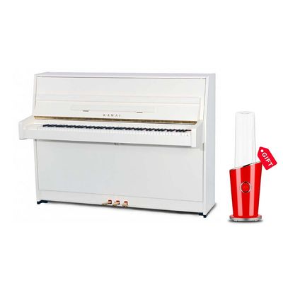 KAWAI K Series Upright Piano (White Polish) K-15E WH/P